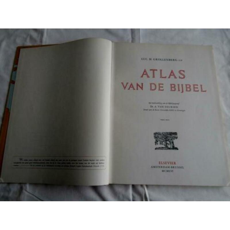 Atlas van de Bijbel Elsevier 1954