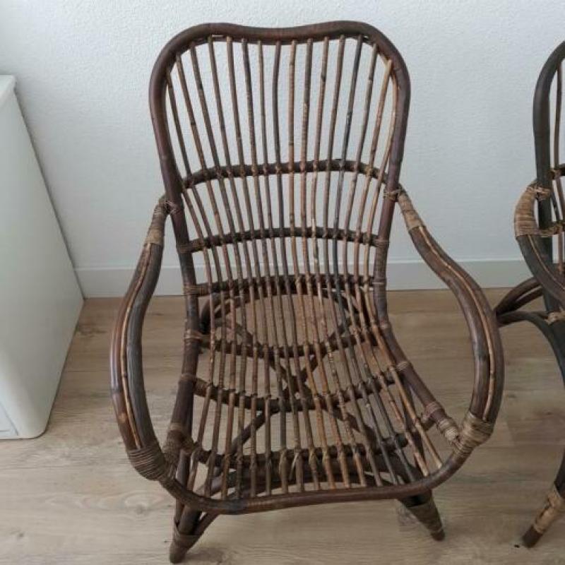 2 Rotan Stoelen