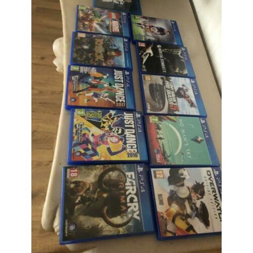 PS 4 games 10 stuks
