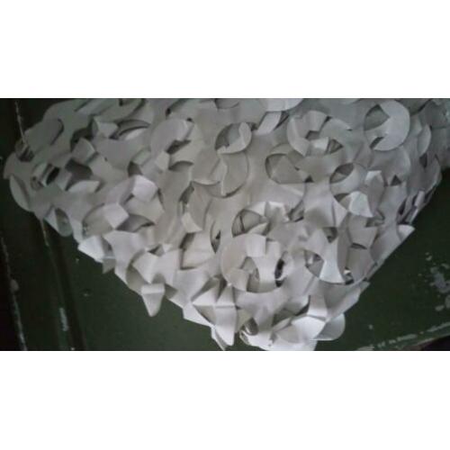 Winter Leger sneeuw camouflagenet wit