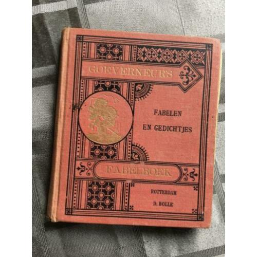 19e eeuws kinderboekje. Goeverneur's Fabelen en gedichtjes.