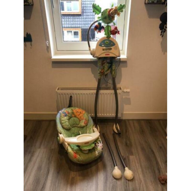 Fisher Price Rainforest Swing Schommelstoel op netstroom!!