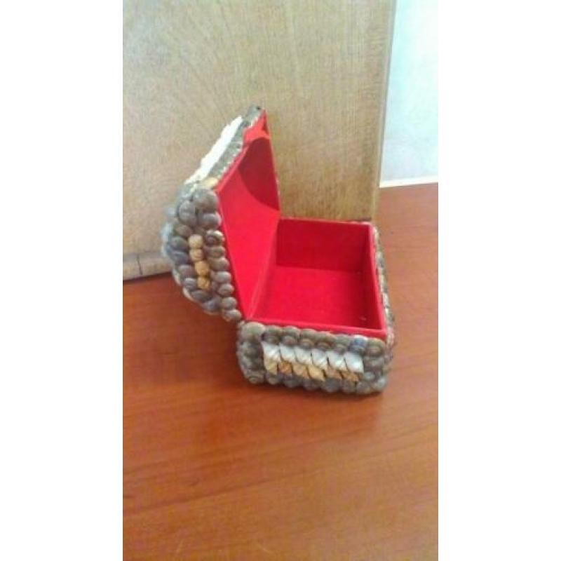 Schelpen doos doosje sieradendoosje