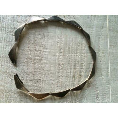 Hans Hansen Vintage Peak Design Sterling silver Halske