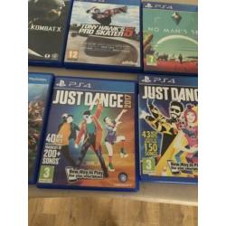 PS 4 games 10 stuks