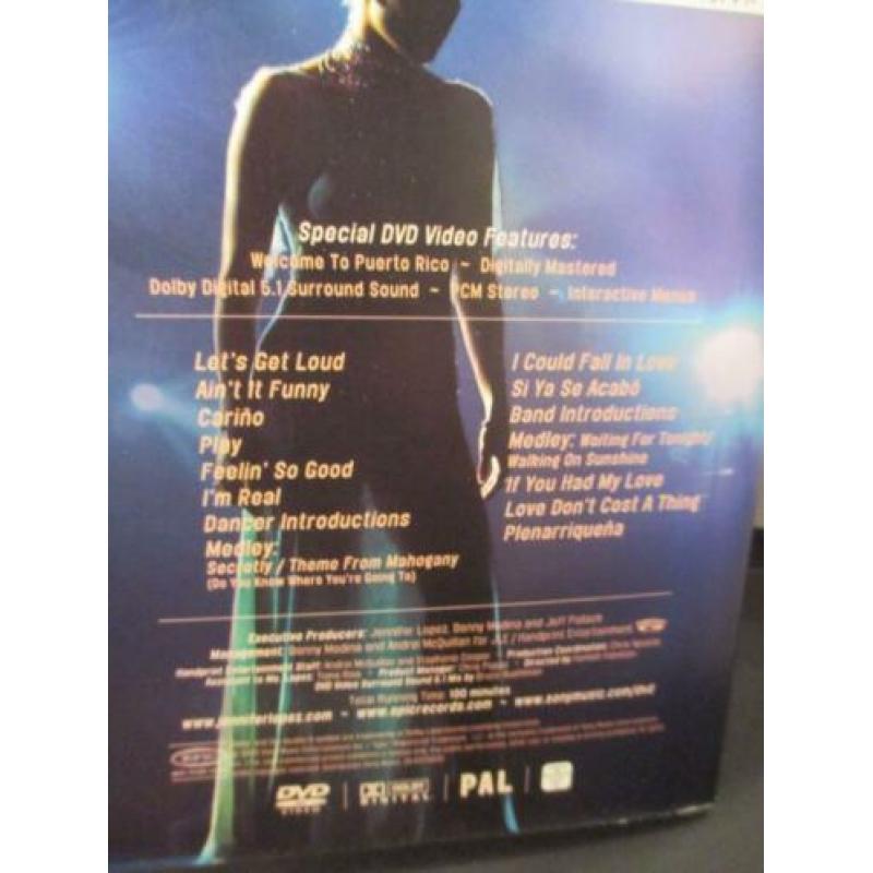 2xDVD JENNIFER LOPEZ Feelin' So Good & Let's get Loud