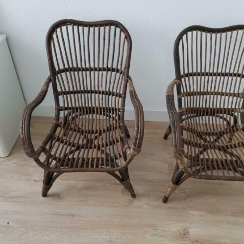 2 Rotan Stoelen