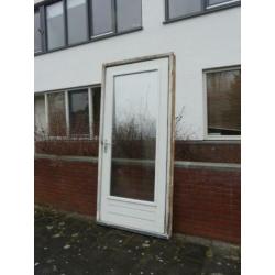 buitendeur hardhout met glas