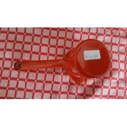 Emaille roomkannetje klein rood