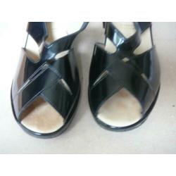 zwarte open damesschoenen Jenny by Ara maat 5,5