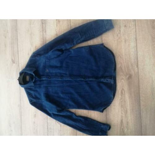 Denim overhemd petrol industries maat m