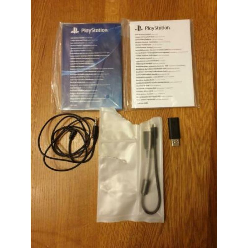 Ps4 Gold wireless headset 7.1 met garantie!
