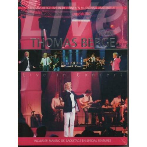 Thomas Berge : " Live In Concert " 3 DVD - 2008