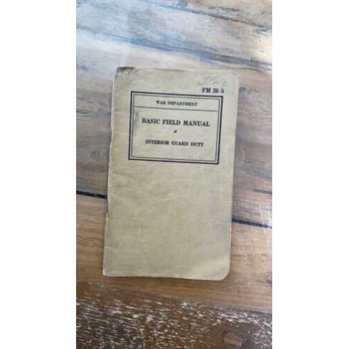 US manual interior guard duty