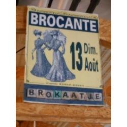 Brocante oud metalen weegschaaltje