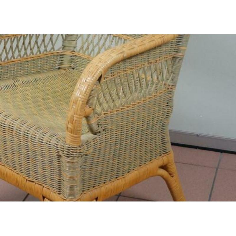 Rieten Slaapkamerstoel, Rotan Bedroom Fauteuil