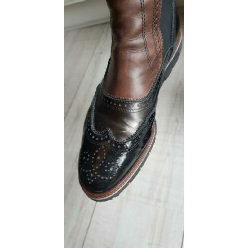 Maripe leren schoenen enkellaarzen