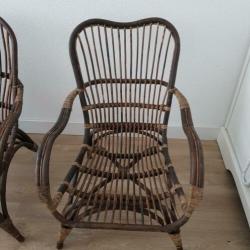 2 Rotan Stoelen