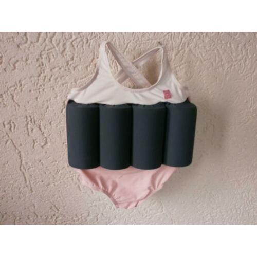 Drijfpakje/ zwempakje Archimede grijs/rose 3 jaar Nieuw