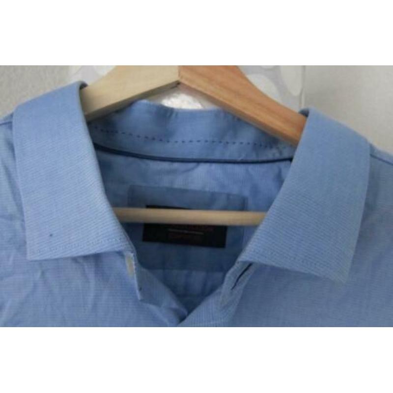 CASA MODA blouse overhemd blauw patronen maat 52