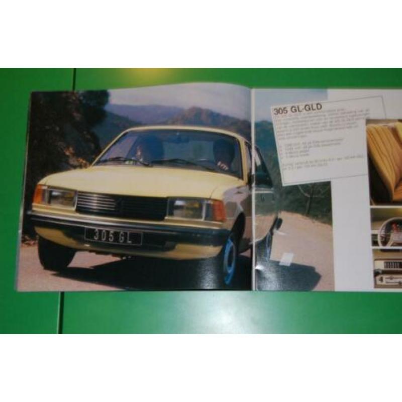 Brochure Peugeot 305 en 305 Break 1982