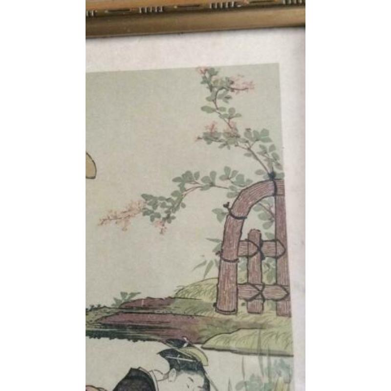 Chinees of Japans aquarel of krijttekening