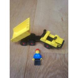 Lego 6652 construction truck vintage