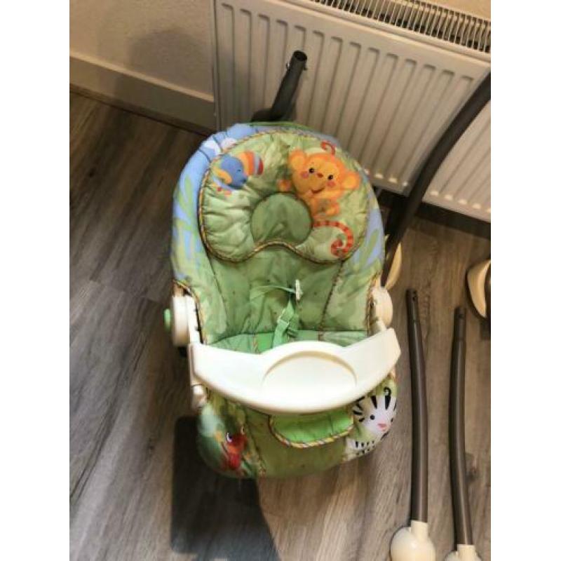 Fisher Price Rainforest Swing Schommelstoel op netstroom!!
