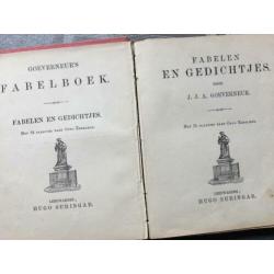 19e eeuws kinderboekje. Goeverneur's Fabelen en gedichtjes.