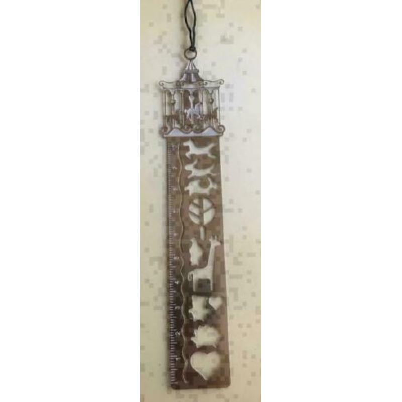 metalen boekenlegger bookmark 3-in1 Merry-go-round karroesse