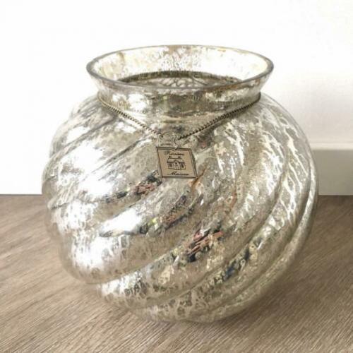 Rivièra Maison windlicht zilver Pumpkin