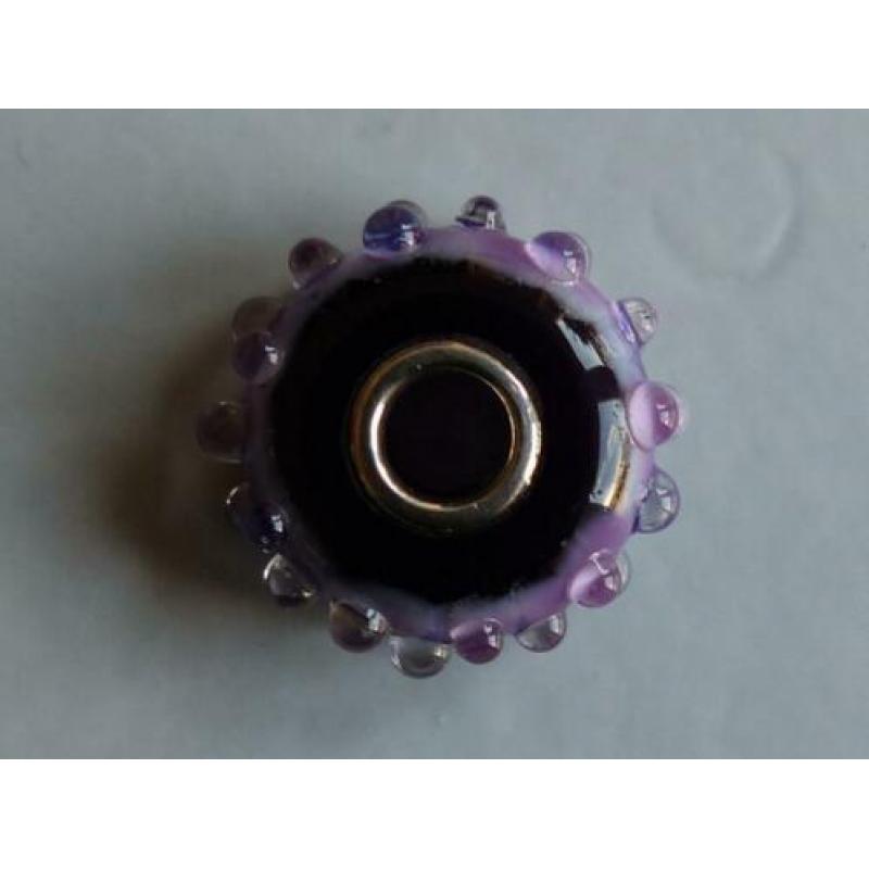 Mooie paarse bead, past ook op TROLLBEADS