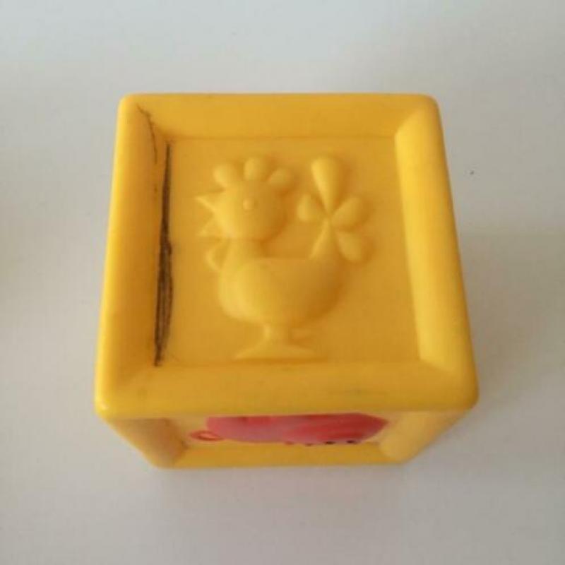 Babyblokken, zachte (rubberen) blokken Nijntje met geluid