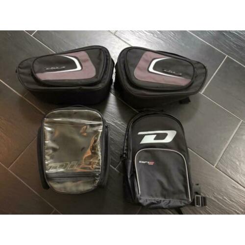 Mooie set Difi motor tassen, rugzak, tanktas, zijtassen