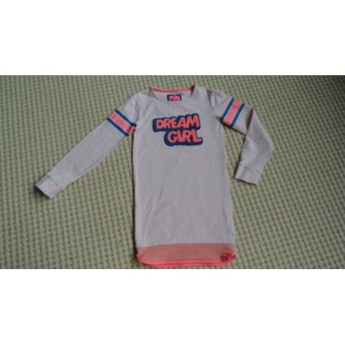 Z8 roze dream girl jurkje maat 116 / 122 voor meisje ZACHT