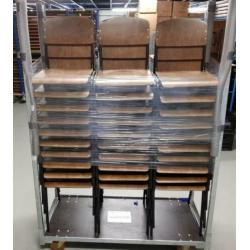 80 x school chair vintage oude schoolstoelen cafe stoel 294