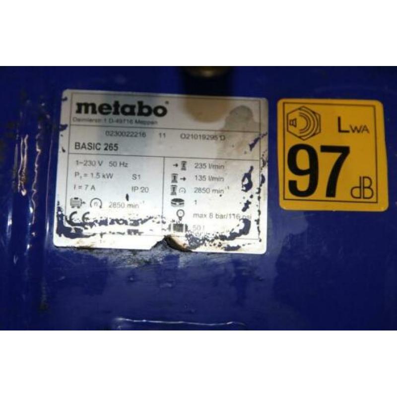 compressor metabo basic 265