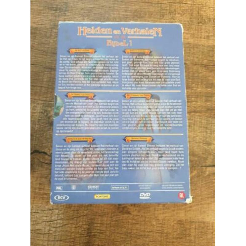 Dvd film helden en verhalen uit de bijbel deel 1 tekenfilm