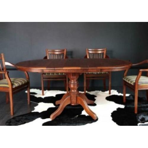 Eettafel Bannink van Gogh massief eiken