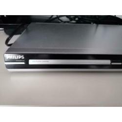 Philips DVP3142 dvd speler zilver met zwart display