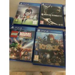 PS 4 games 10 stuks