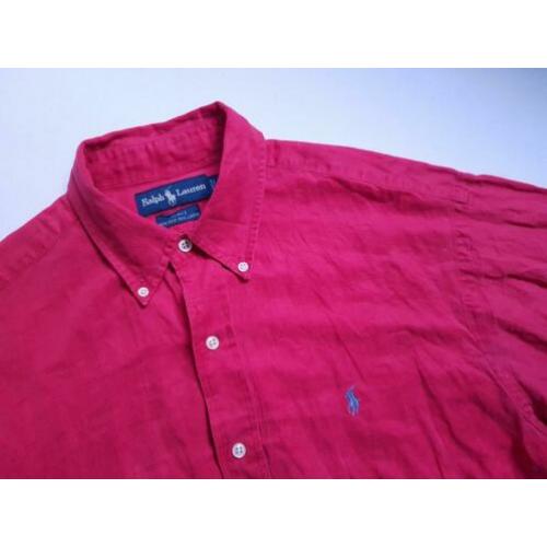 Ralph Lauren overhemd zijde en linnen M