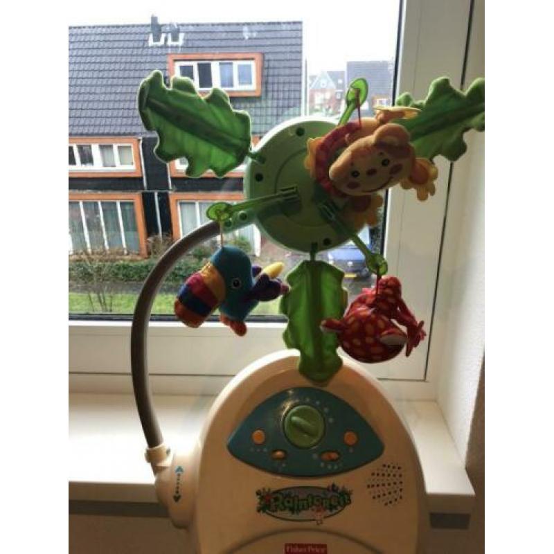 Fisher Price Rainforest Swing Schommelstoel op netstroom!!