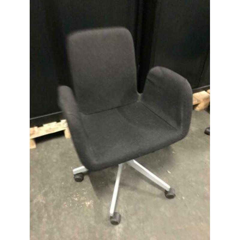 2 bureaustoelen, bureaustoel, antraciet | artnr. 1523