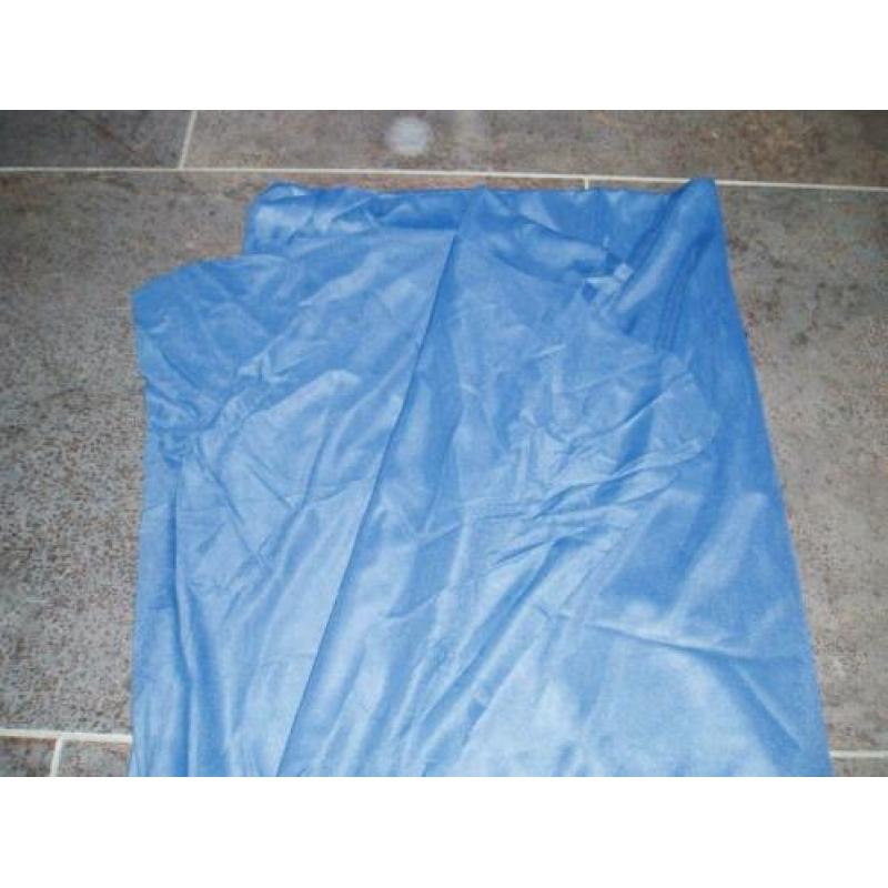 naaien handwerstof naaistof blauw opruiming licht blauw