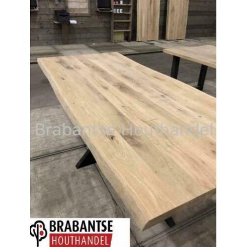 Boomstamtafel boomstam tafel eiken tafels 10%openingskorting