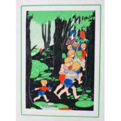 Oud boekje Klein Duimpje/Willy Schermelé/jaren 40-50
