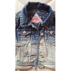 Vingino denim jeans jack spijkerjas jas maat 2 zga nieuw