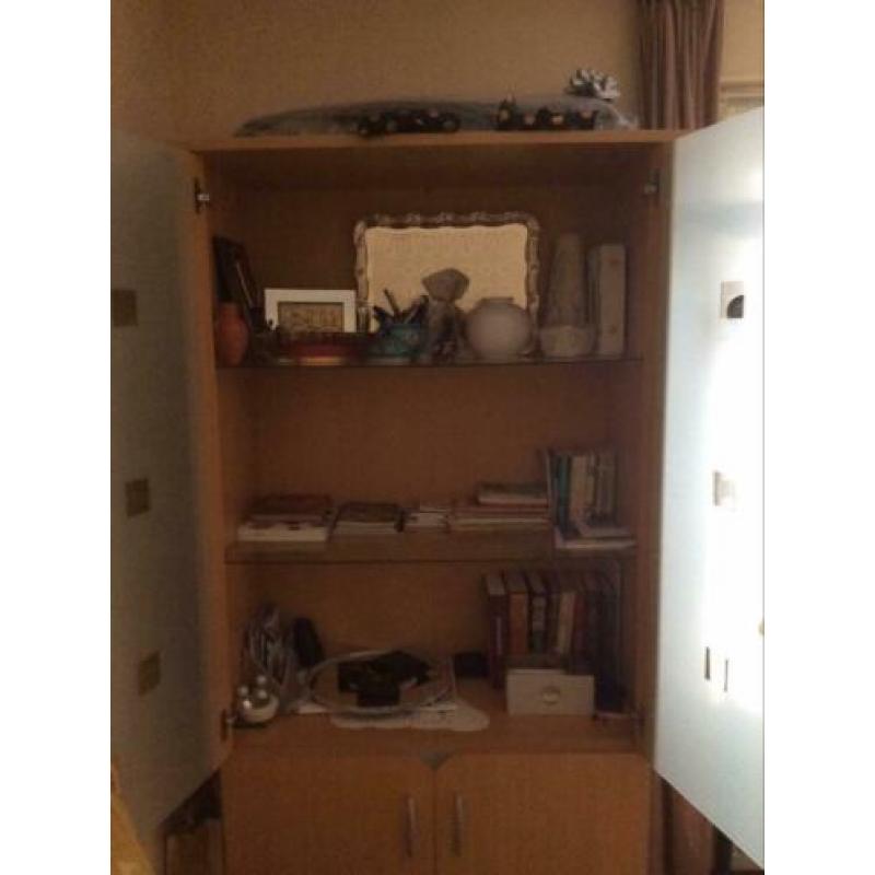Woonkamer set: TV-kast - ladenkast - vitrine