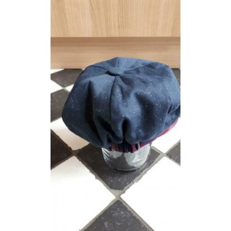 Pet met glitter en ruit donkerblauw nieuw